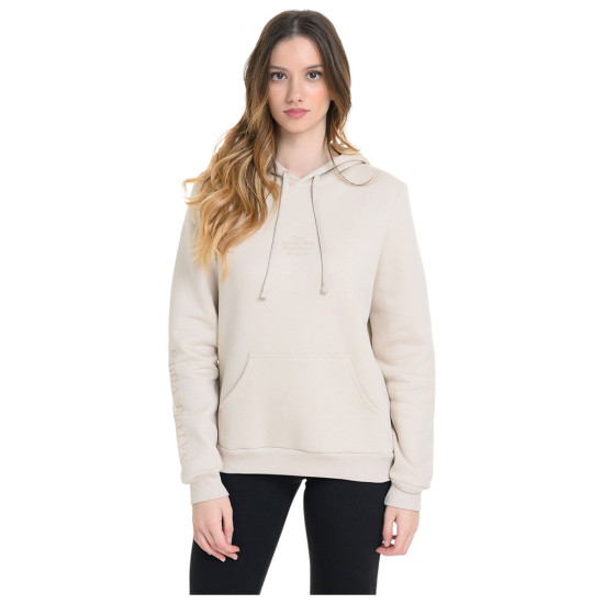 Target Γυναικείο φούτερ Sleeve Print Fleece Hoodie ''Vibes''